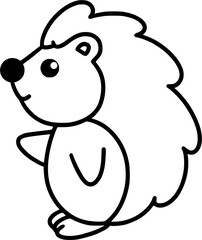 Porcupine outline