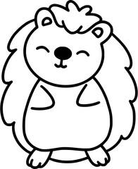 Porcupine outline