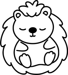 Porcupine outline