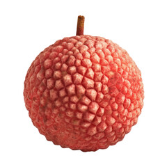 lychee isolated on transparent background cutout