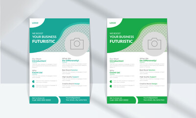 Professional, Clean, And Vector Business Flyer Template