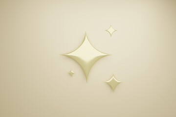 golden star, set of stars