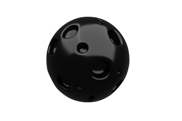 bowling ball isolated on white