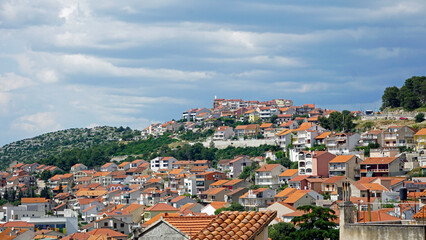 Obraz premium architecture in sibenik in croatia