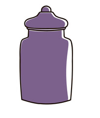 vintage can  with lid