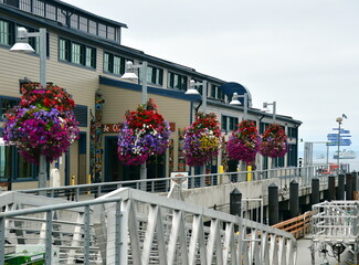 Waterfront at the Puget Sound in Downtown Seattle, Washington
