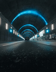 Tunnel in der Stadt Essen