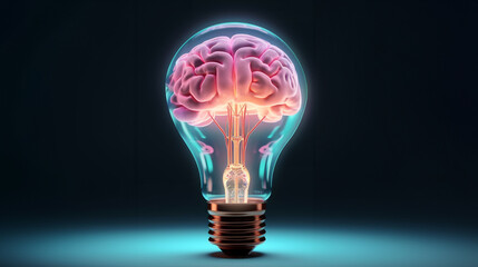 Brain in a Light Bulb, Inspiring Bright Ideas, Illuminate the Mind