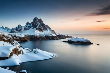 sunrise in the mountains