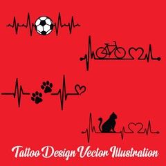 Tattoo Vector Art Collection - Unleash your inner rebel with this captivating collection of tattoo-inspired vector designs.
