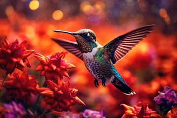Fototapeta premium Hummingbird Magic Enchanting Nectar Seekers