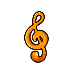 Fototapeta premium Minimalist Musical Scale isolated on a white background. Vector - Illustration.