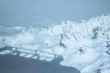 Snow-covered peaks of Himalayas in Leh,Ladakh, on the way to Nubra Valley from Kardungla Pass