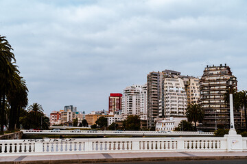 fountain in the park of vi&ntilde;a del mar in chile