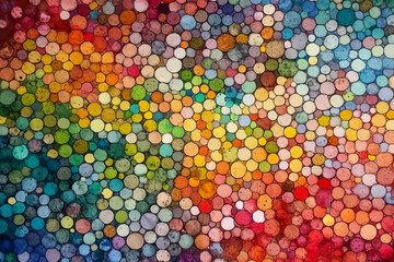 Fototapeta na wymiar A dynamic and vibrant multicolored speckled dot texture background, perfect as a design element. This abstract pattern adds a lively and energetic touch to any creative project.