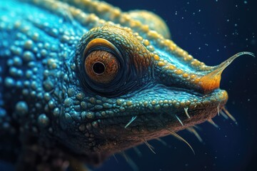 Fototapeta premium Creatures of the Deep Abyssal Beings