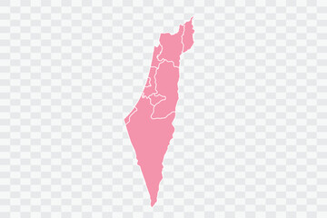 Israel Map Rose Color Background quality files png