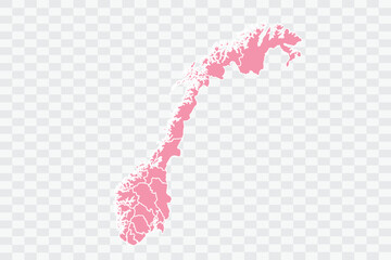 Norway Map Rose Color Background quality files png