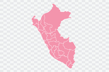 Peru Map Rose Color Background quality files png