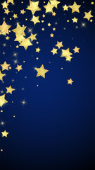 Magic stars vector overlay.  Gold stars scattered