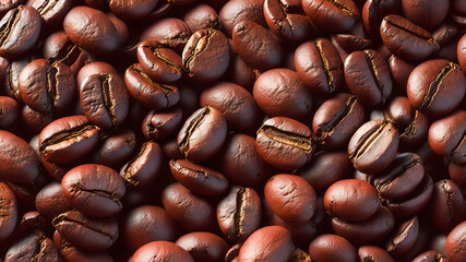 background  coffee beans, made by AI