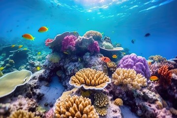 Coral Gardens Colorful Reefs