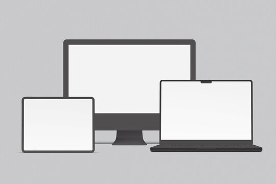 Multi Devices Clay Mockup