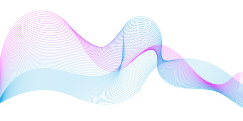 Simple Abstract flowing wave lines. Design element for technology, science, modern concept.vector eps 10