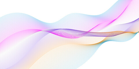 Simple Abstract flowing wave lines. Design element for technology, science, modern concept.vector eps 10