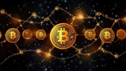 Bitcoin Kryptowährung digitale Geld