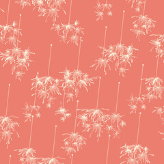 Japanese sparkler pattern perfect for textile design,