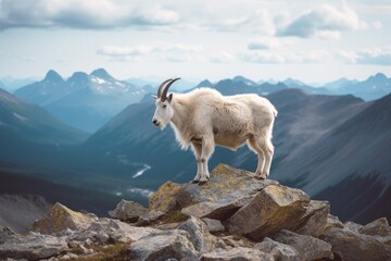 Majestic Mountain Goat Regal Alpinist