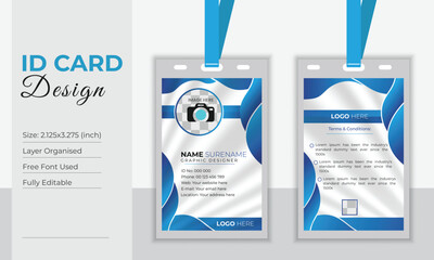 Creative Id Card Design Template