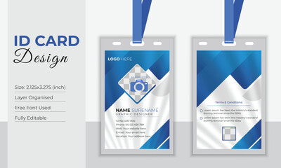 Creative Id Card Design Template
