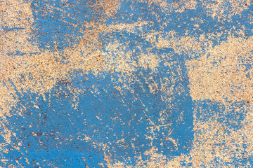 blue painted wall