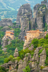 Meteora Monastery view in Greece