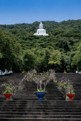 buddha statue in the mountain