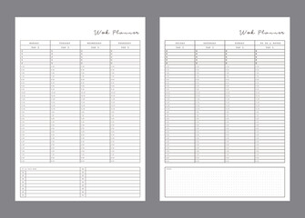 Weekly Planner. (Simple)