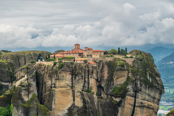 Fototapeta na wymiar Meteora Monastery view in Greece