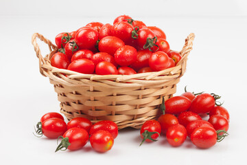 
A bell-shaped tomato that is much smaller than a normal tomato.
