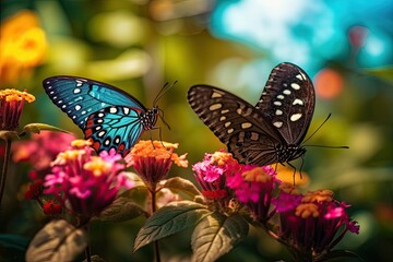 Fototapeta premium Winged Beauties Avian Delights