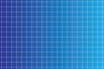 Grid on a blue background. Gradient blue grid background vector.