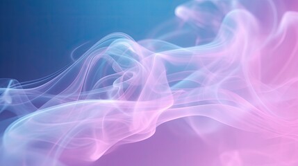 Fototapeta premium Seamless white smoke on plain background. Generative AI.