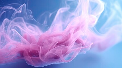 Fototapeta premium Seamless white smoke on plain background. Generative AI.