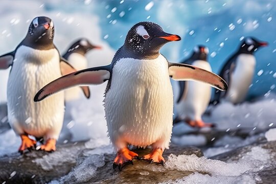 Arctic Penguins Polar Flightless Birds