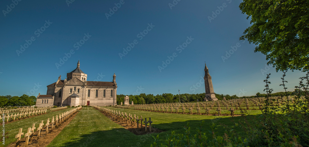 Canvas Prints nécropole nationale de notre-dame-de-lorette à ablain-saint-nazaire, pas-de-calais, france