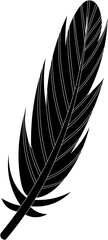 feather silhouette
