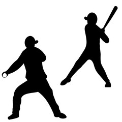 baseball player silhouette
