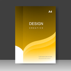 Brochure template layout design. Annual report, catalog, Corporate business. Simple Flyer promotion. magazine. Vector illustration