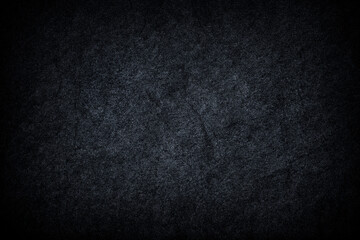 Dark grey stone / black slate stone background or texture